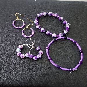 Hand Crafted Violet Mystique Set